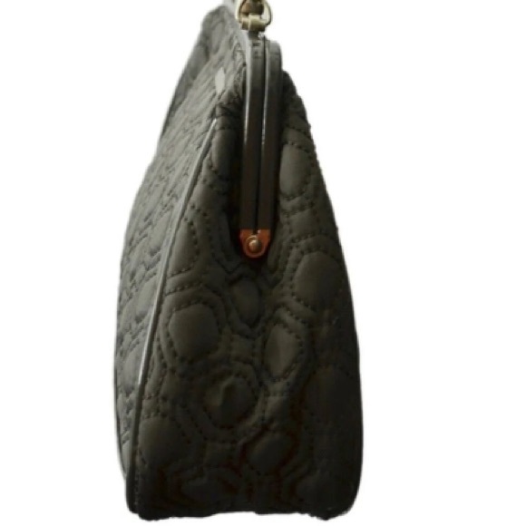 Classic Vera Bradley Quilted Gray Handbag Y2K - Picture 7 of 10